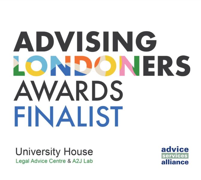 Finalist at the Advising Londoners Awards 2025