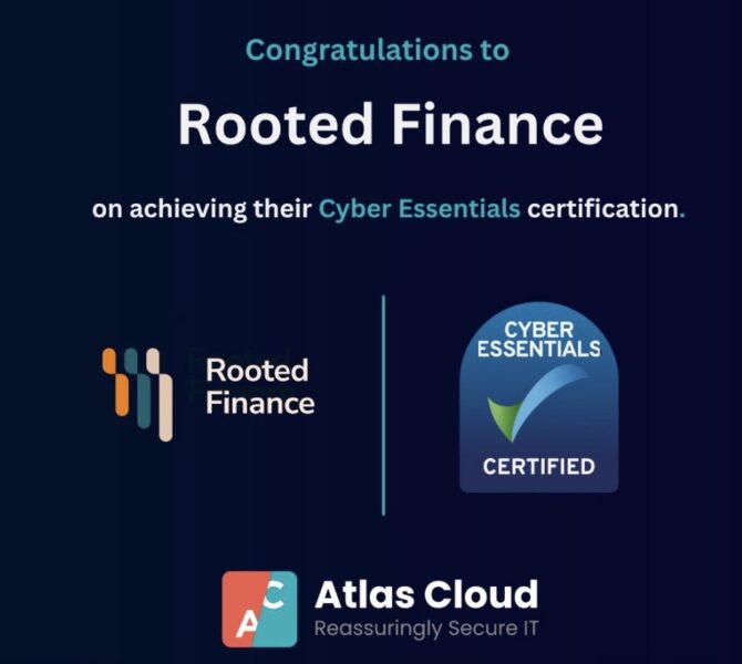 Rooted Finance achieved Cyber Essentials certification